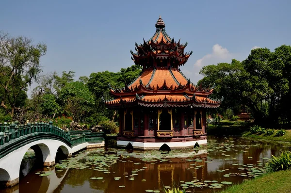 Samut prakan, thailand: oude siam Thaise erfgoed park — Stockfoto