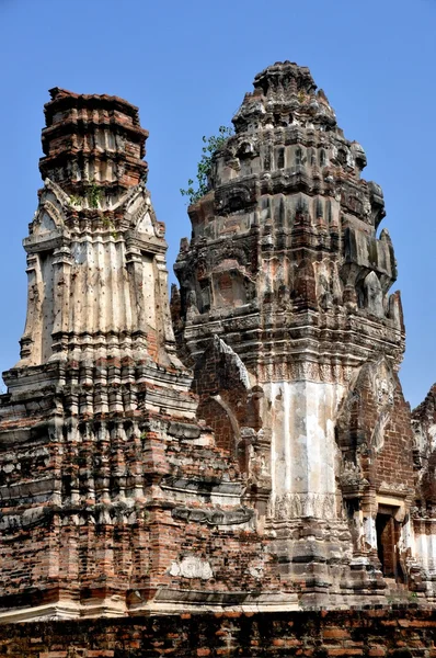 Ayutthaya, Thailandia: Rovine di Wat Chai Wanaram — Foto Stock