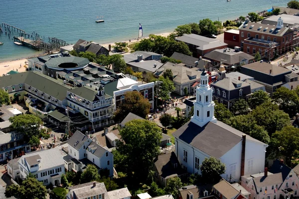 Provincetown, MA: Vista of Town and Waterfront — Stock Photo, Image