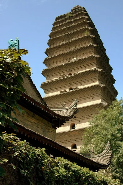 Xi'an, china: kleine wilde gans pagode — Stockfoto