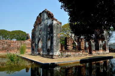 lop Buri, Tayland: Harabeleri phra narai ratcha niwet Sarayı'nda
