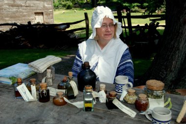 Sleepy hollow, ny: philipsburg Malikanesi'nde sömürge ilaçlarla birlikte kadın