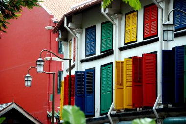 Singapur: amoy sokak Dükkanı evleri