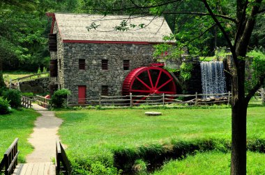 Sudbury, MA: Old Stone Grist Mill clipart
