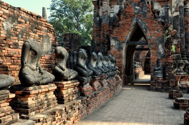 Ayutthaya, Thailand: Wat Chai Wattanaram clipart