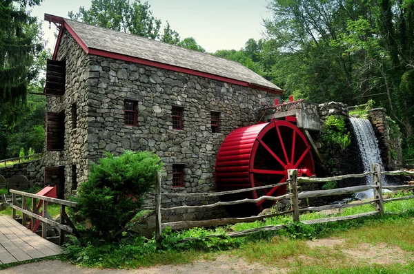 Sudbury, MA: Old Stone Grist Mill — Stock Photo, Image