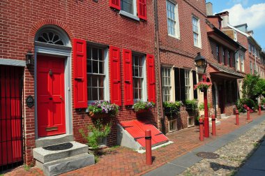 Philadelphia, pa: elfreth'ın sokak evleri