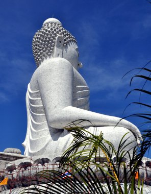 Phuket, thailand: büyük beyaz Buda heykeli