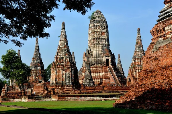 Ayutthaya, Thailandia: Wat Chai Wattanaram — Foto Stock