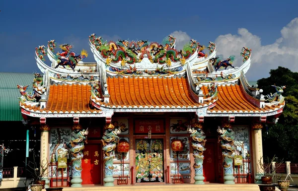 Kanchanaburi, Thailandia: Kwan de Miao Chinese Temple — Foto Stock