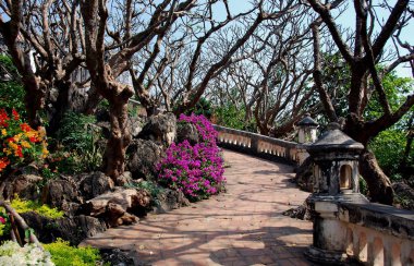Phetchaburi, thailand: 1859 Kraliyet Sarayı Teras Bahçe