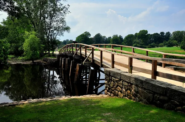 Concord, ma: stary mostek północny — Zdjęcie stockowe