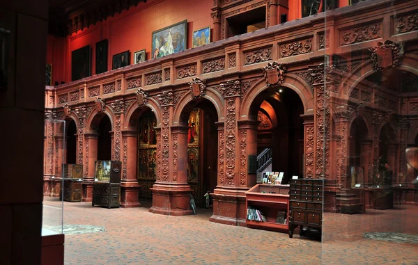 NYC: grote hall van hispanic society van Amerika museum — Stockfoto