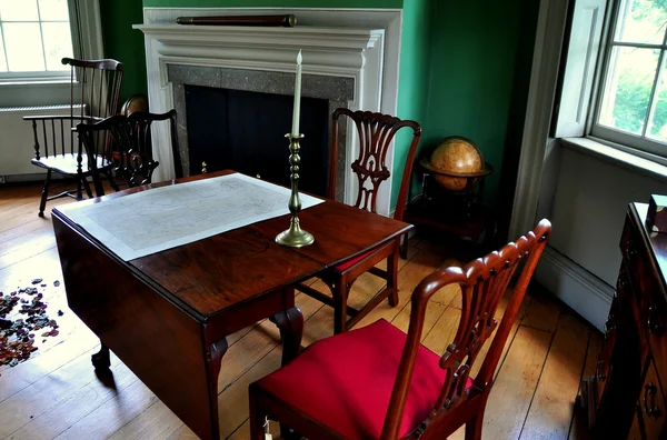 NYC: George Washington 's Office at Morris-Jumel Mansion — стоковое фото