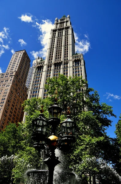 NYC: O edifício Woolworth — Fotografia de Stock
