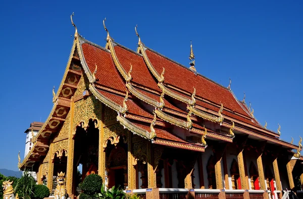 Chiang Mai, Tailândia: Ubosot Sanctuary Hallat Wat Chetawan — Fotografia de Stock