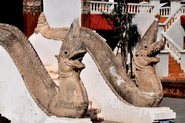 Chiang mai, Tayland: nagas wat prasat,