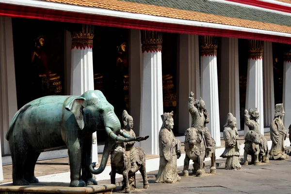 Bangkok, Thailandia: Galleria del chiostro a Wat Arun — Foto Stock