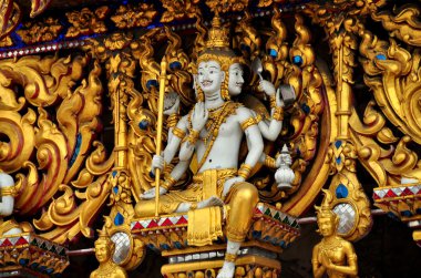 Bangkok, Tayland: dua eden aponsi rakam wat hua lamphong