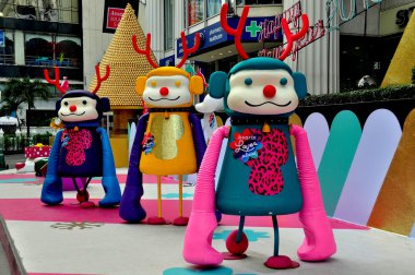 Bangkok, Tayland: amarind alışveriş merkezi yılbaşı süsleri