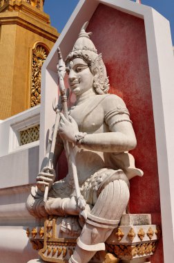 Bangkok, Tayland: Buda wat boworniwet, asa ile beyaz