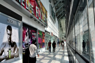 Bangkok, Thailand: Zen, Isetan, and Central World Shopping Center Walkway clipart