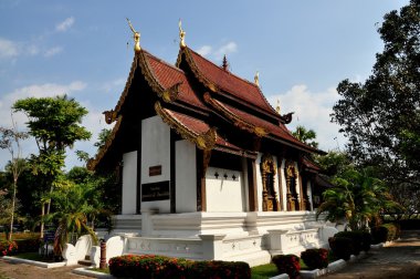 Chiang mai, Tayland: ubosot wat ched yod,