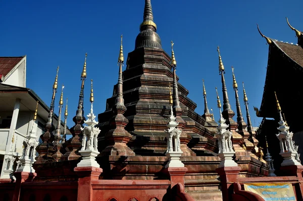 Chiang Mai, Tailândia: Wat Phan Tao Chedi — Fotografia de Stock