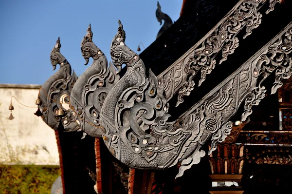 Chiang mai, thailand: detail van vihan op wat chedi luang — Stockfoto