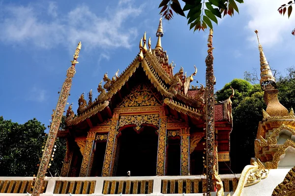 Chiang Mai,Thailand: Entrance Pavilion at Wat Doi Suthep — Stock Photo, Image