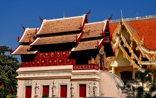 Chiang Mai, Tailândia: Biblioteca do Repositório Wat Phra Singh — Fotografia de Stock