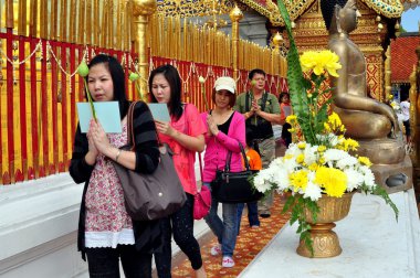 Chiang mai, Tayland: thais wat DOI suthep dua
