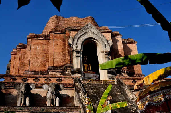 Chiang Mai, Thailandia: Wat Chedi Luang — Foto Stock