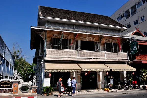 Chiang Mai, thailand: Rumah kayu abad ke-19 — Stok Foto