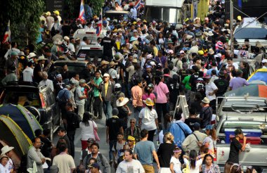 Bangkok, Tayland: operasyon kapamak bangkok göstericiler