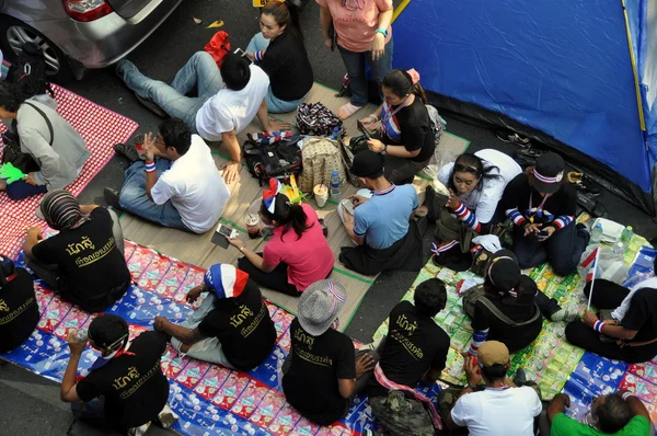 Bangkok, Thajsko: operace vypnutí Bangkoku demonstranti — Stock fotografie