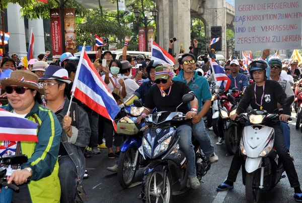 Bangkok, Thailandia: Operazione Spegnere Bangkok Dimostratori — Foto Stock