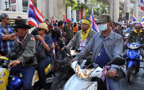 Μπανγκόκ, Ταϊλάνδη: λειτουργία κλείσει Μπανγκόκ διαδηλωτές — Φωτογραφία Αρχείου