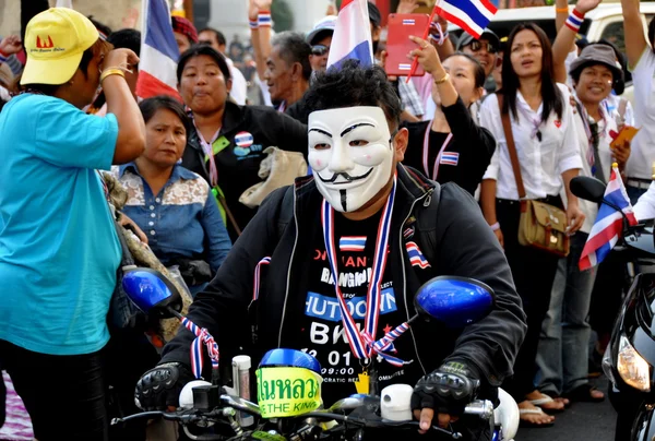 Bangkok,Thailand: Operation Shut Down Bangkok Demonstrators — Stock Photo, Image