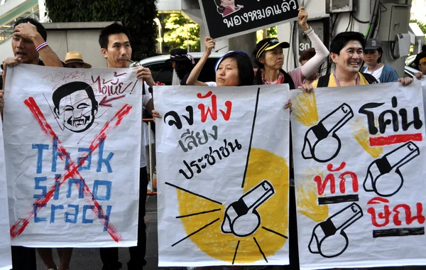 Bangkok,Thailand: Operation Shut Down Bangkok Demonstrators — Stock Photo, Image