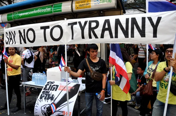 Bangkok, Thailand: Operation Shut Down Bangkok Demonstrators — Stock Photo, Image