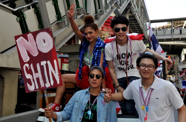Bangkok, Thailand: Operation Luk Bangkok Demonstratorer - Stock-foto