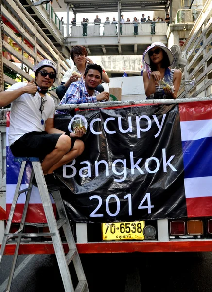 Bangkok, Thailand: Operation Shut Down Bangkok Demonstrators — Stock Photo, Image