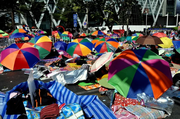 Bangkok, Tailandia: Operación Cierre de Demostradores de Bangkok — Foto de Stock