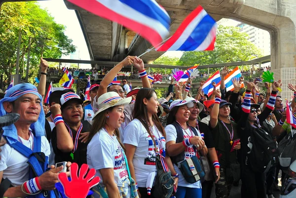Bangkok, Thailand: Operation Shut Down Bangkok Demonstrators — Stock Photo, Image