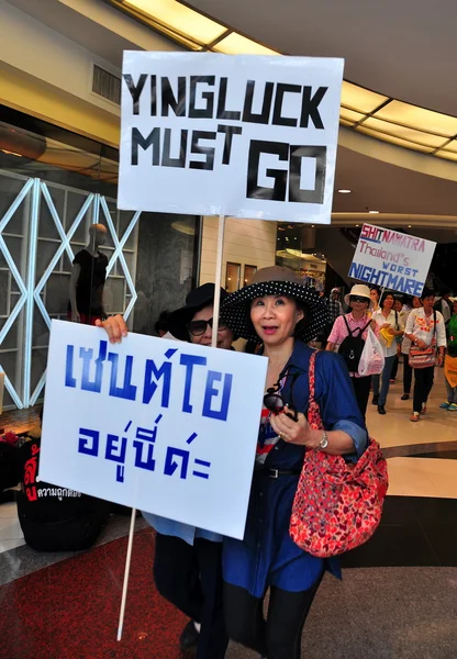 Bangkok, Thailandia: Operazione Spegnere Bangkok Dimostratori — Foto Stock