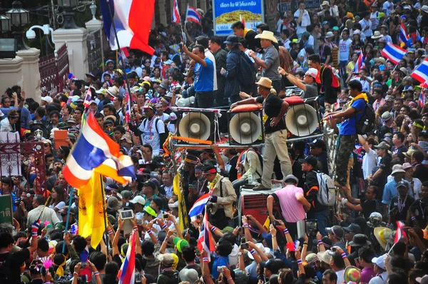 Bangkok, Tajlandia: operacja zamknięcia Bangkoku demonstrantów — стокове фото