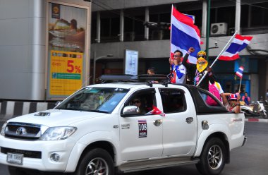 Bangkok, Tayland: operasyon kapamak bangkok göstericiler