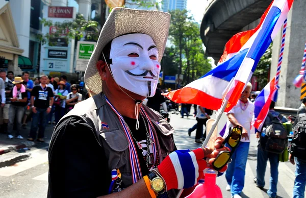 Bangkok, Tailândia: Operação Desligar Demonstrador de Bangkok — Fotografia de Stock
