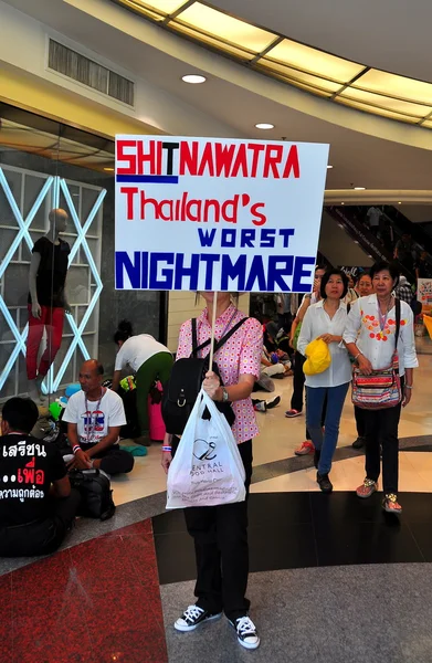Bangkok, Tailândia: Operação Desligar os Demonstradores de Bangkok — Fotografia de Stock